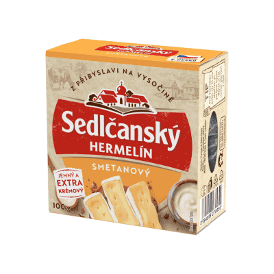 Sedlčanský Hermelín Smetanový 100 g.png