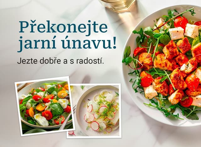 Překonejte jarní únavu. Jezte dobře, pravidelně a s radostí.