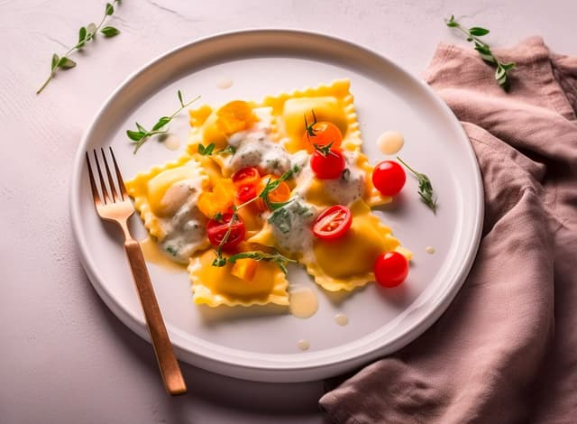 Dýňové ravioli